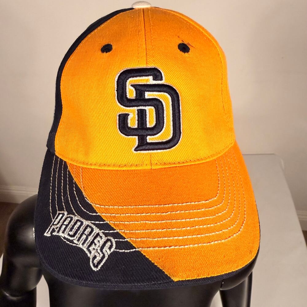 San Diego Padres MLB Orange & Navy Embroidered Adjustable Hat